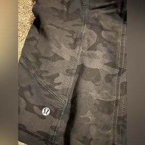 Lululemon zip up black camo